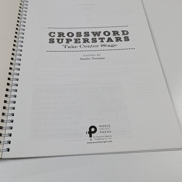 Crossword Superstars Take Center Stage Crossword Puzzle Book 2009 - Picture 4 of 9